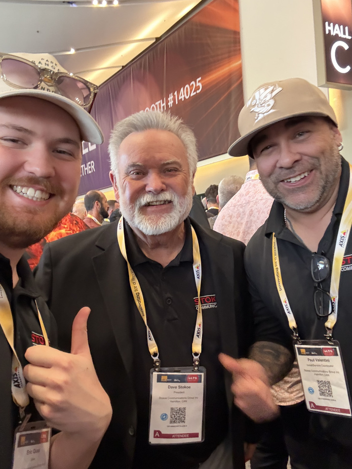 Stokoe Communications team at an industry conference